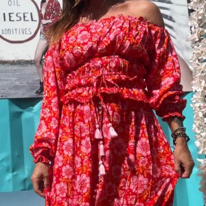 TOP SMOCK Flower Power