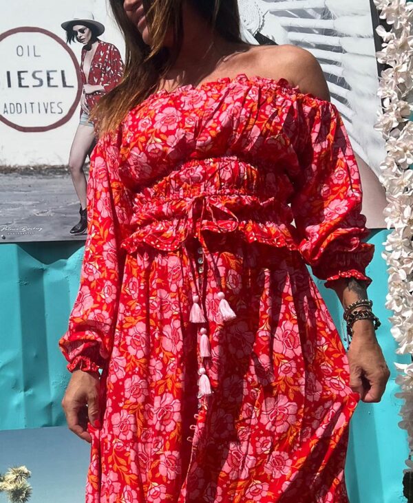TOP SMOCK Flower Power